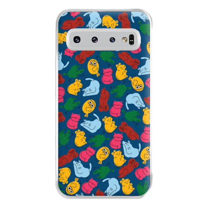 Animal Doodles - Chamberlain Phone Case for Galaxy S10 Plus