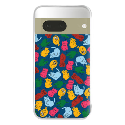 Animal Doodles - Chamberlain Phone Case for Google Pixel 7a