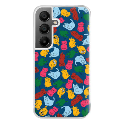 Animal Doodles - Chamberlain Phone Case for Galaxy A55