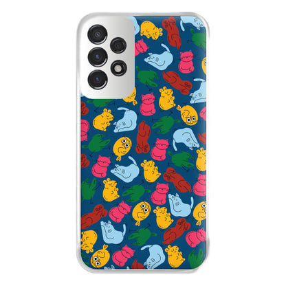 Animal Doodles - Chamberlain Phone Case for Galaxy A53