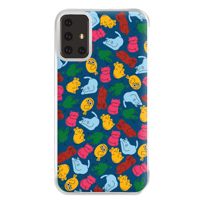 Animal Doodles - Chamberlain Phone Case for Galaxy A71