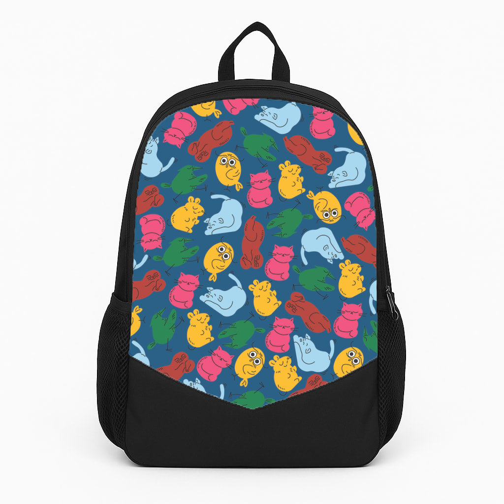 Animal Doodles - Emma Chamerlain Large Backpack