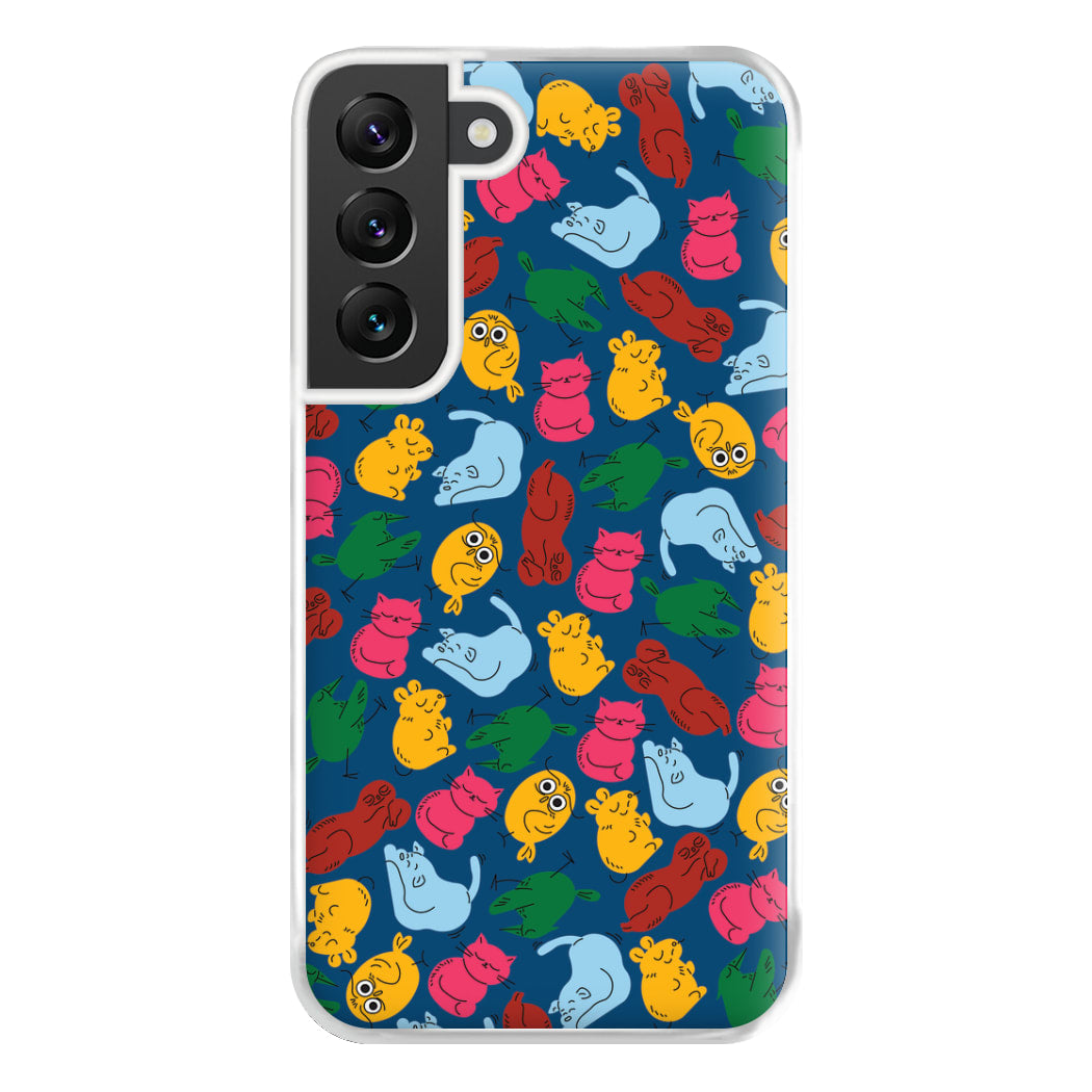 Animal Doodles - Chamberlain Phone Case for Galaxy S22 Plus