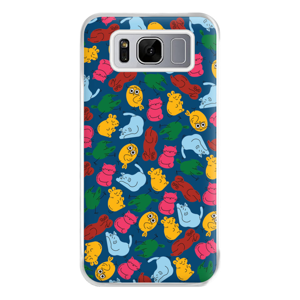 Animal Doodles - Chamberlain Phone Case for Galaxy S8 Plus