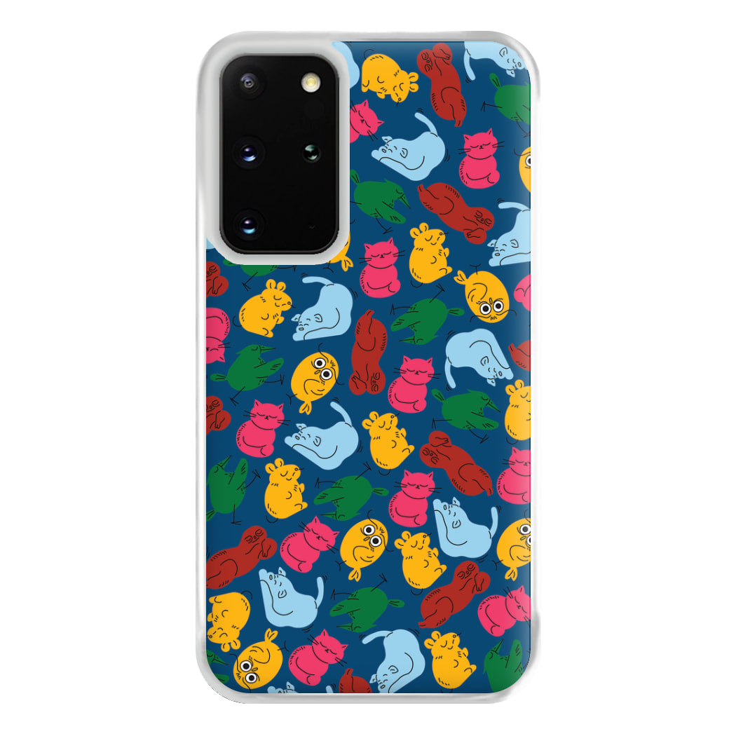 Animal Doodles - Chamberlain Phone Case for Galaxy S20 Plus