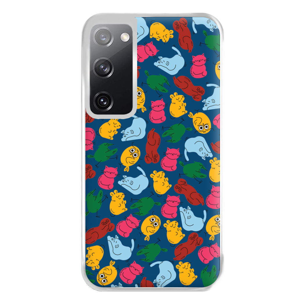 Animal Doodles - Chamberlain Phone Case for Galaxy S20