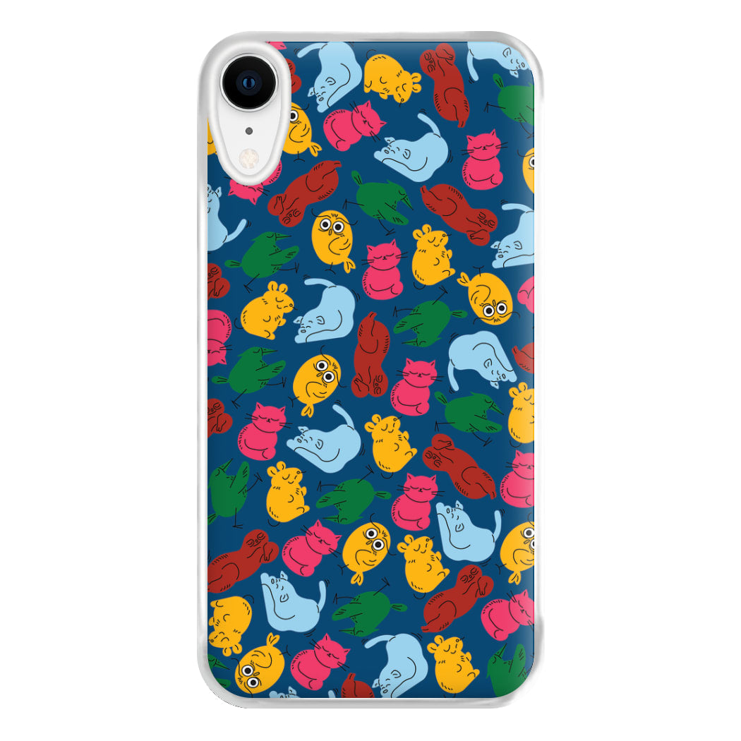 Animal Doodles - Chamberlain Phone Case for iPhone XR