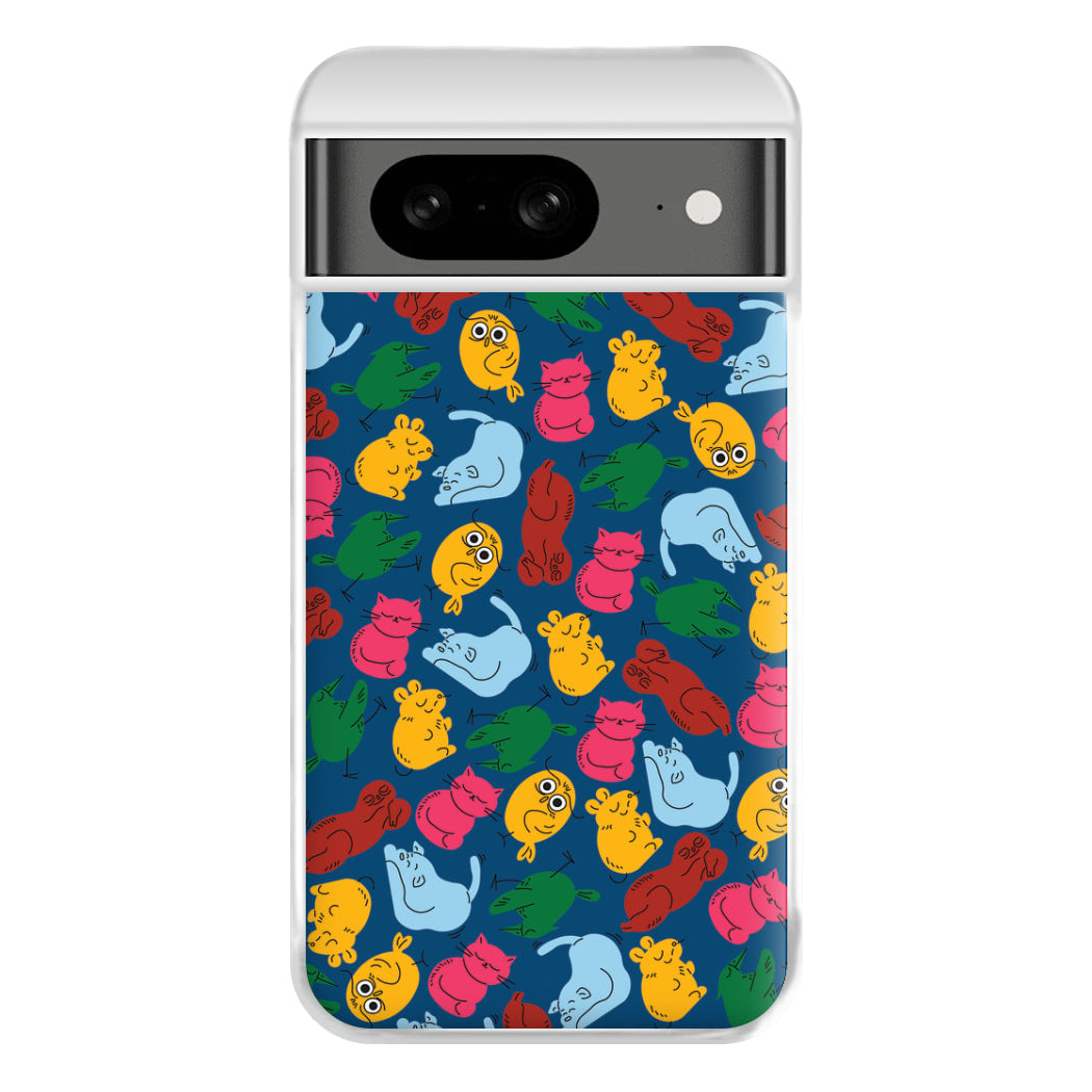 Animal Doodles - Chamberlain Phone Case for Google Pixel 8