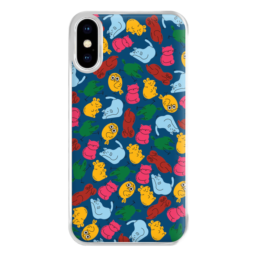 Animal Doodles - Chamberlain Phone Case for iPhone XS Max