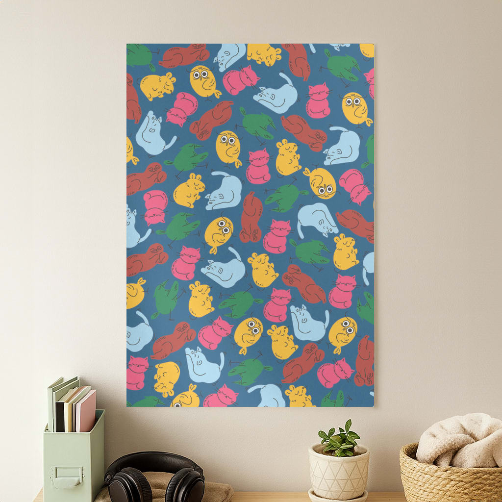 Animal Doodles - Emma Chamerlain Poster