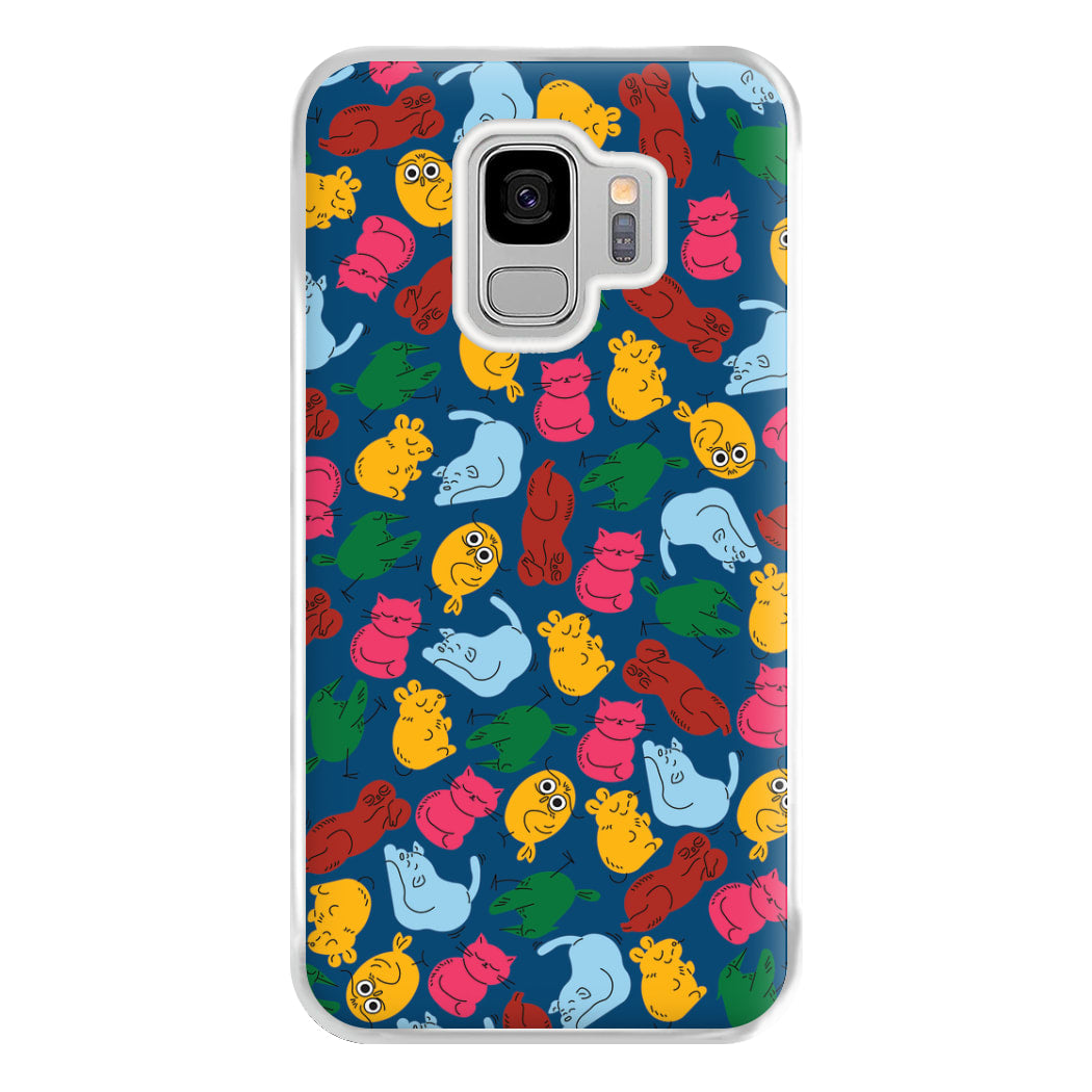 Animal Doodles - Chamberlain Phone Case for Galaxy S9 Plus