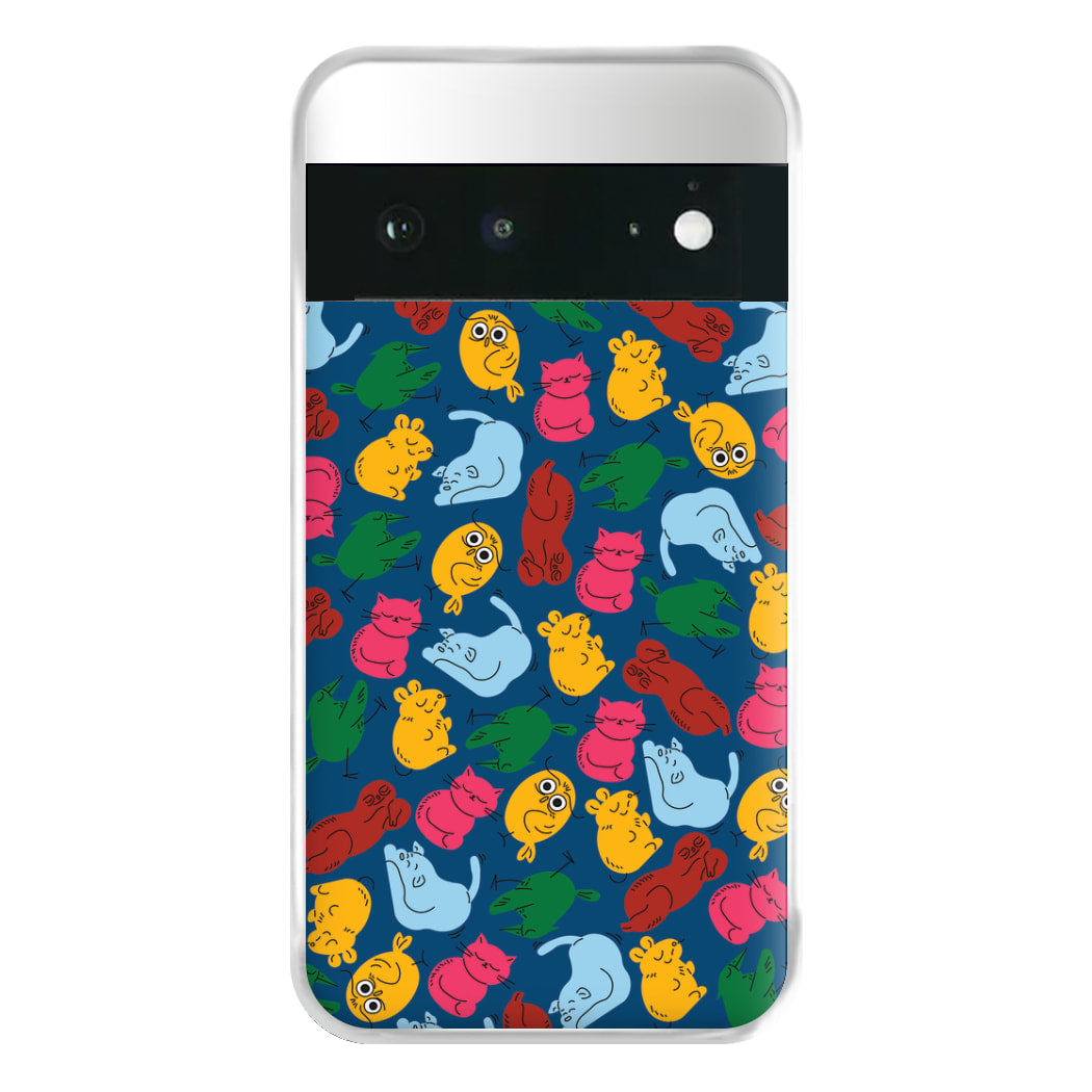 Animal Doodles - Chamberlain Phone Case for Google Pixel 6a