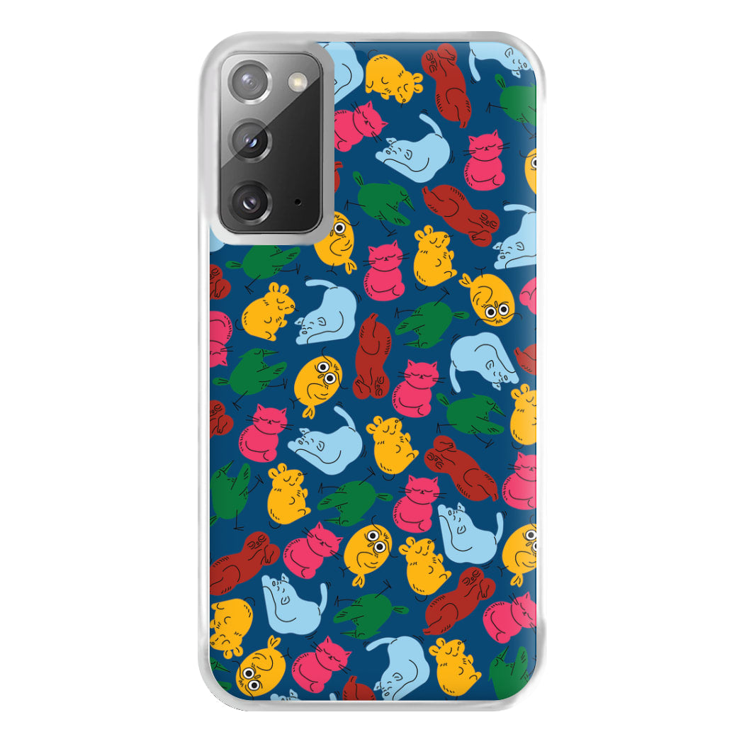 Animal Doodles - Chamberlain Phone Case for Galaxy Note 20 Ultra