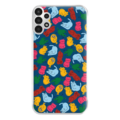 Animal Doodles - Chamberlain Phone Case for Galaxy A13