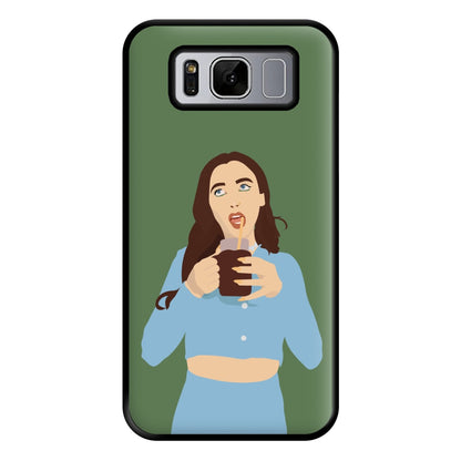 Drinking Coffee - Chamberlain Phone Case for Galaxy S8 Plus