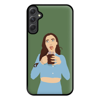 Drinking Coffee - Chamberlain Phone Case for Galaxy A14