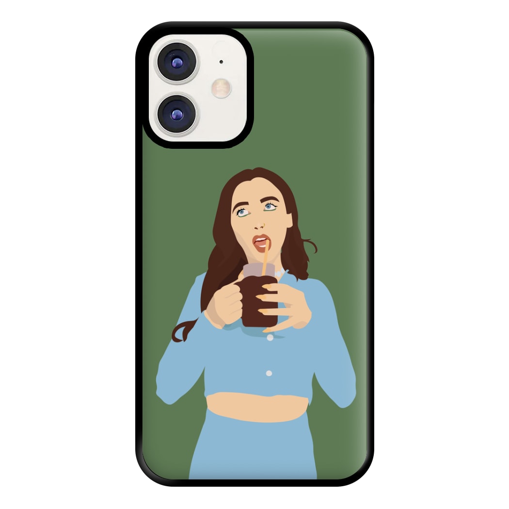 Drinking Coffee - Chamberlain Phone Case for iPhone 12 / 12 Pro