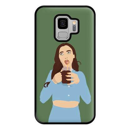 Drinking Coffee - Chamberlain Phone Case for Galaxy S9 Plus