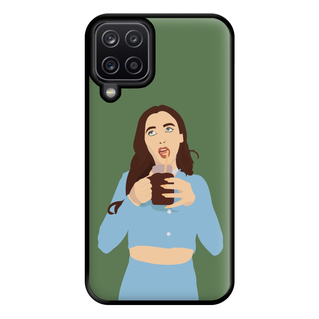 Drinking Coffee - Chamberlain Phone Case for Galaxy A12