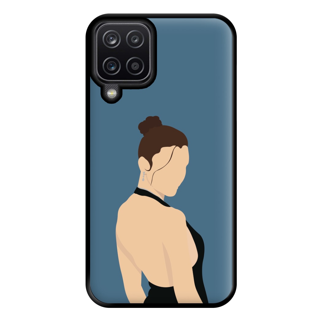 Black Dress - Chamberlain Phone Case for Galaxy A12