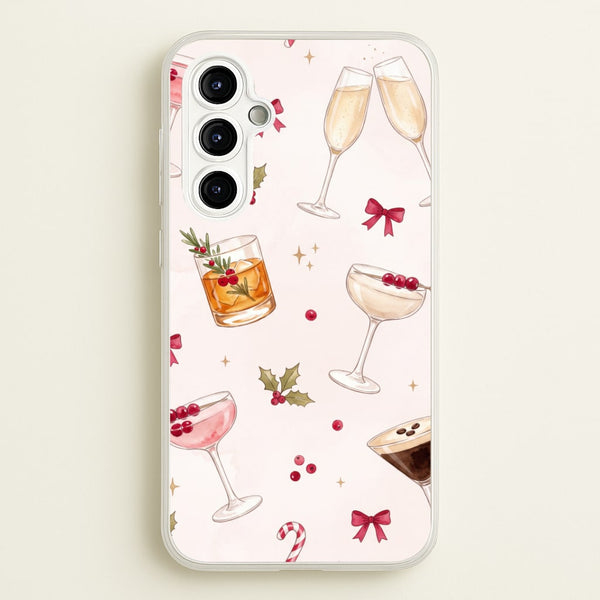 Festive Cocktail Hour Phone Case - Galaxy A54 / Standard
