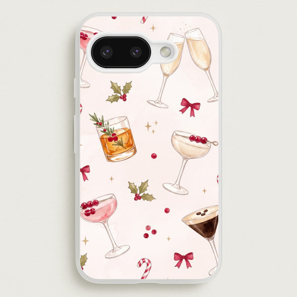 Festive Cocktail Hour Phone Case - Google Pixel 9a / Standard