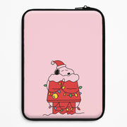 Christmas Cartoon Beagle Laptop Sleeve 1