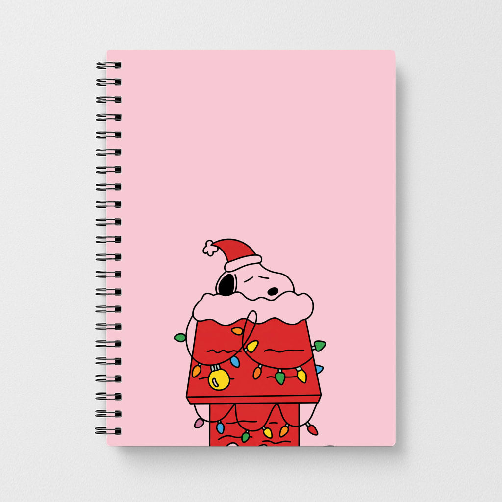 Christmas Cartoon Beagle Notebook