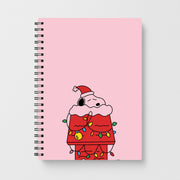 Christmas Cartoon Beagle Notebook 1