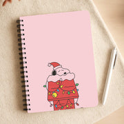 Christmas Cartoon Beagle Notebook 3