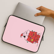 Christmas Cartoon Beagle Laptop Sleeve 2