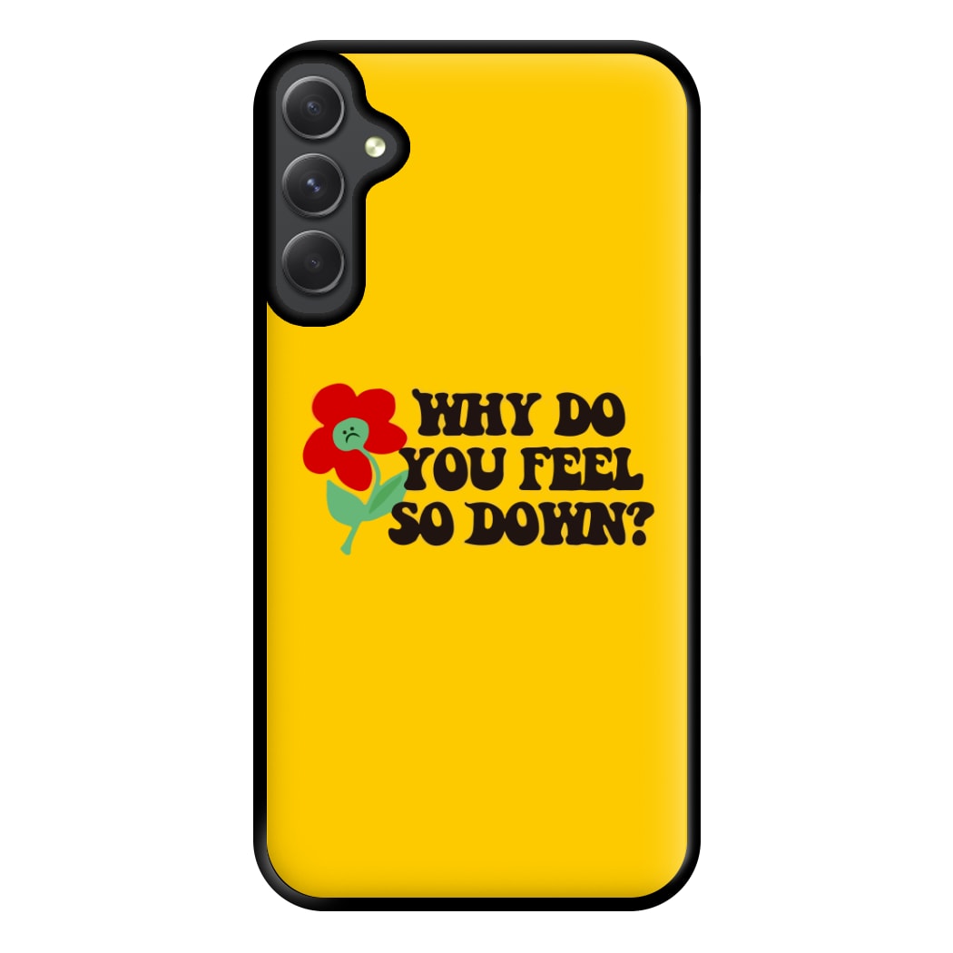 Why Do You Feel So Down - Fender Phone Case for Galaxy A54