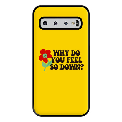 Why Do You Feel So Down - Fender Phone Case for Galaxy S10 Plus