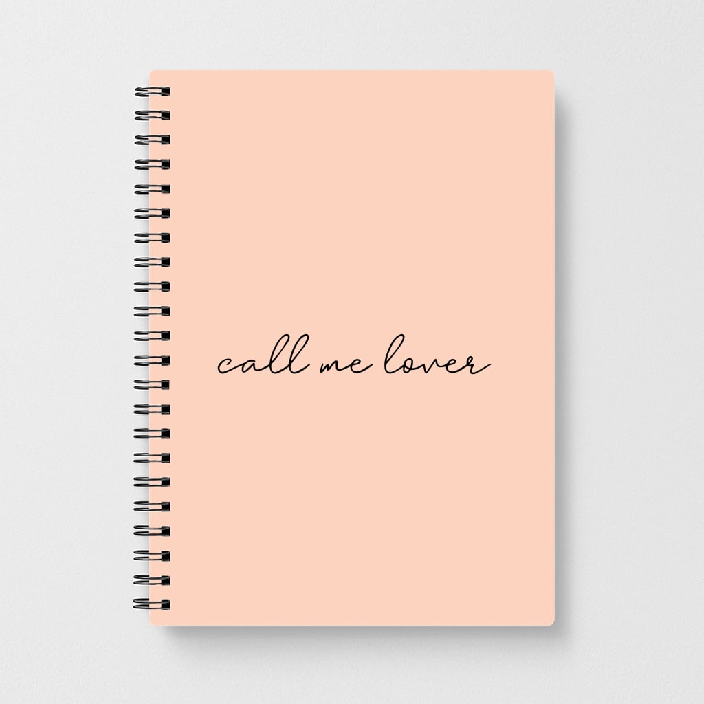 Call Me Lover - Sam Fender Notebook