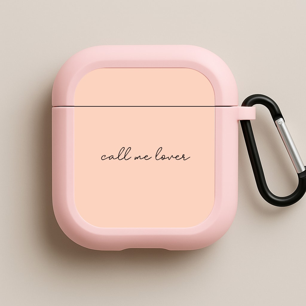 Call Me Lover - Sam Fender Pink AirPods Case