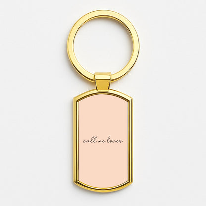 Call Me Lover - Sam Fender Gold Keyring
