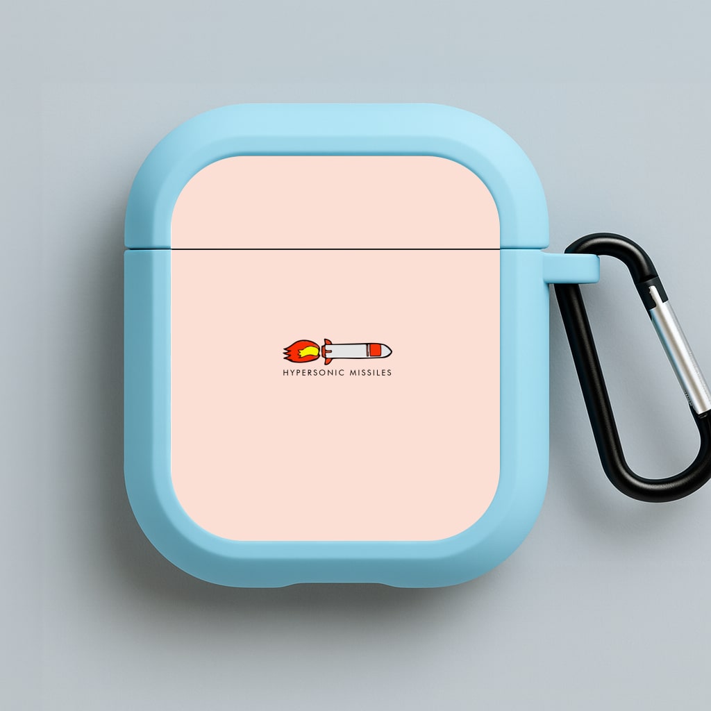 Hypersonic Missiles - Fender Blue AirPods Case