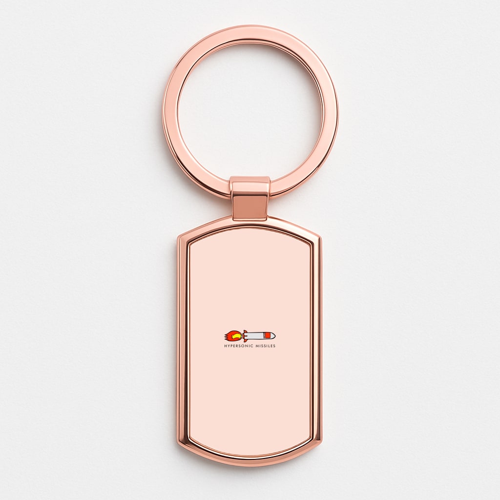 Hypersonic Missiles - Fender Rose Gold Keyring