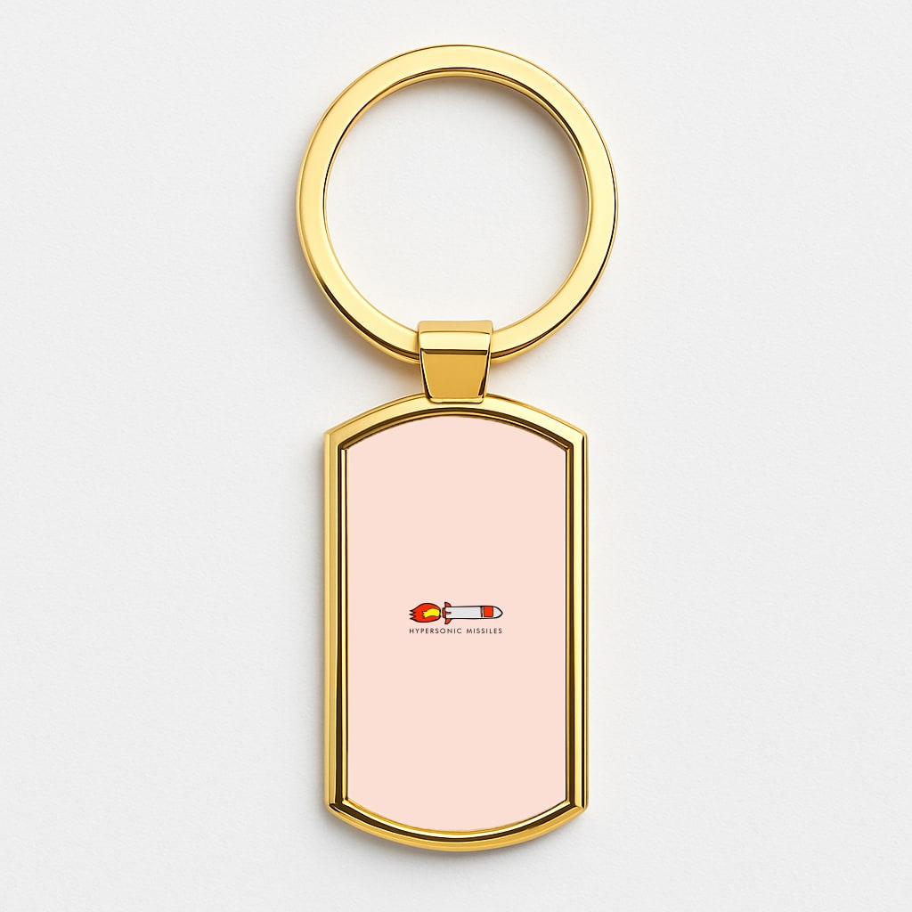 Hypersonic Missiles - Fender Gold Keyring
