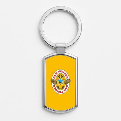 Fender Badge Silver Keyring