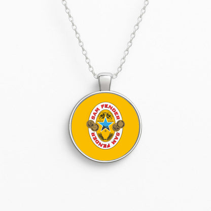 Fender Badge Circle Necklace