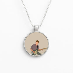 Faceless Fender Circle Necklace