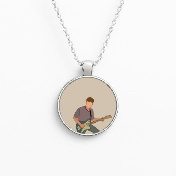 Faceless Fender Circle Necklace