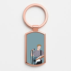 Performing - Fender Rose Gold Keyring