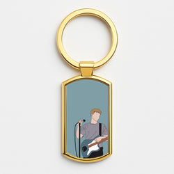 Performing - Fender Gold Keyring