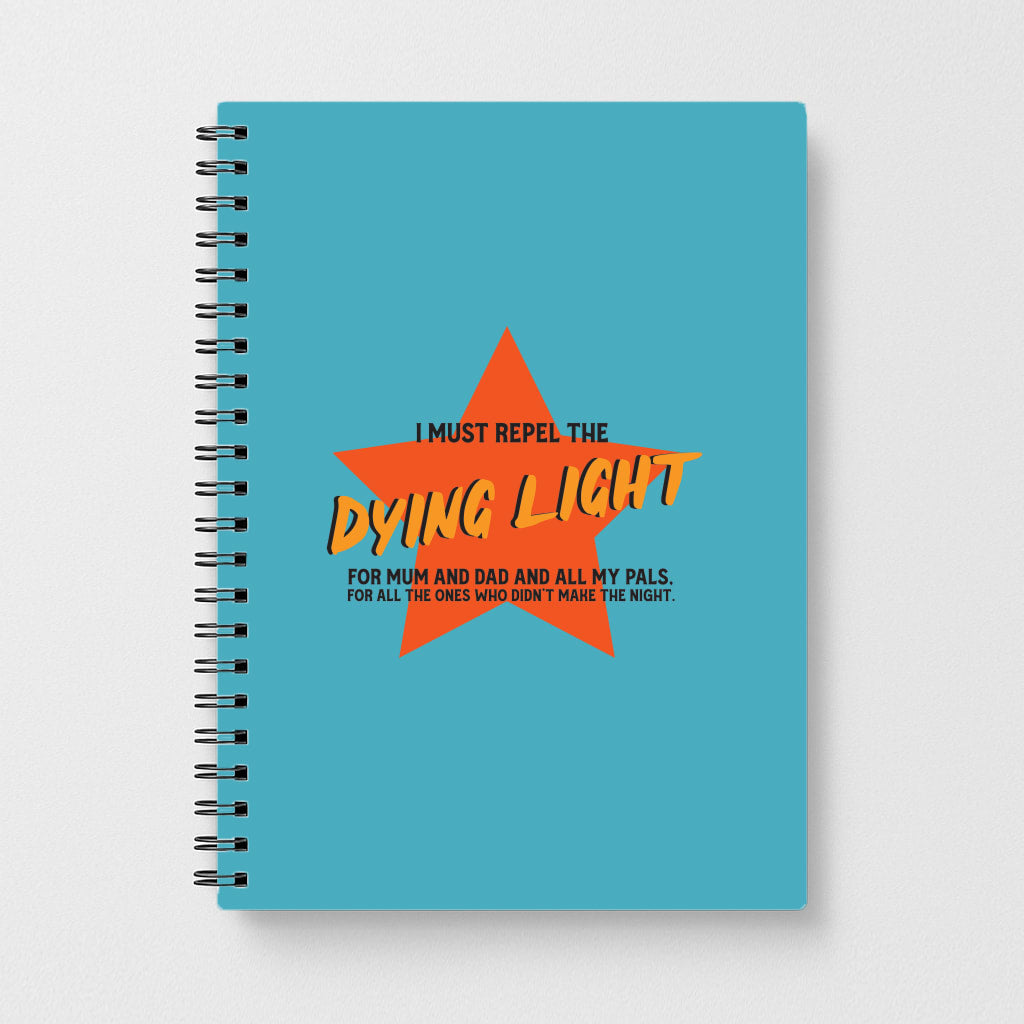 I Must Repel The Dying Light - Fender Notebook