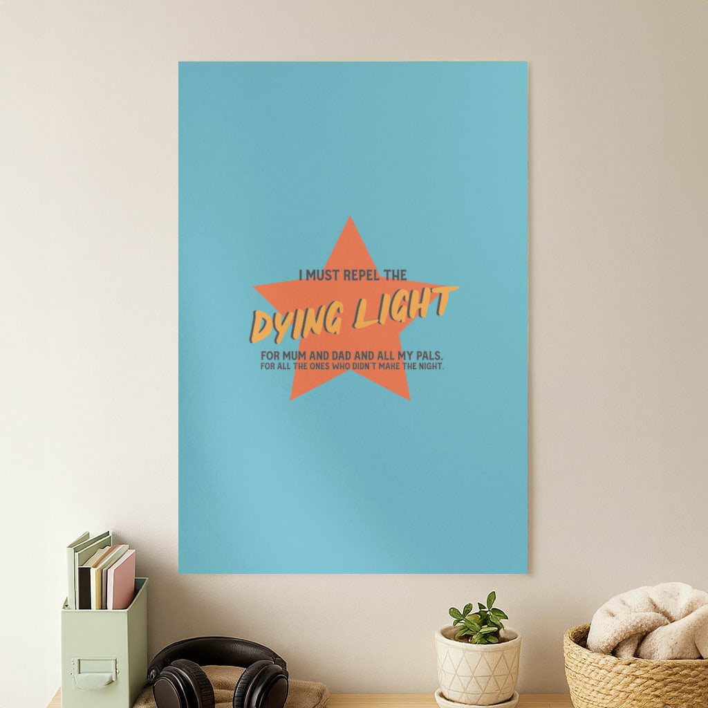 I Must Repel The Dying Light - Fender Poster