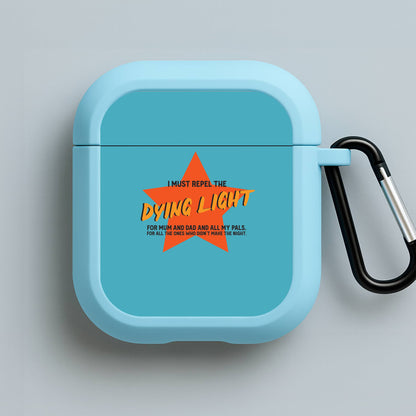 I Must Repel The Dying Light - Fender Blue AirPods Case