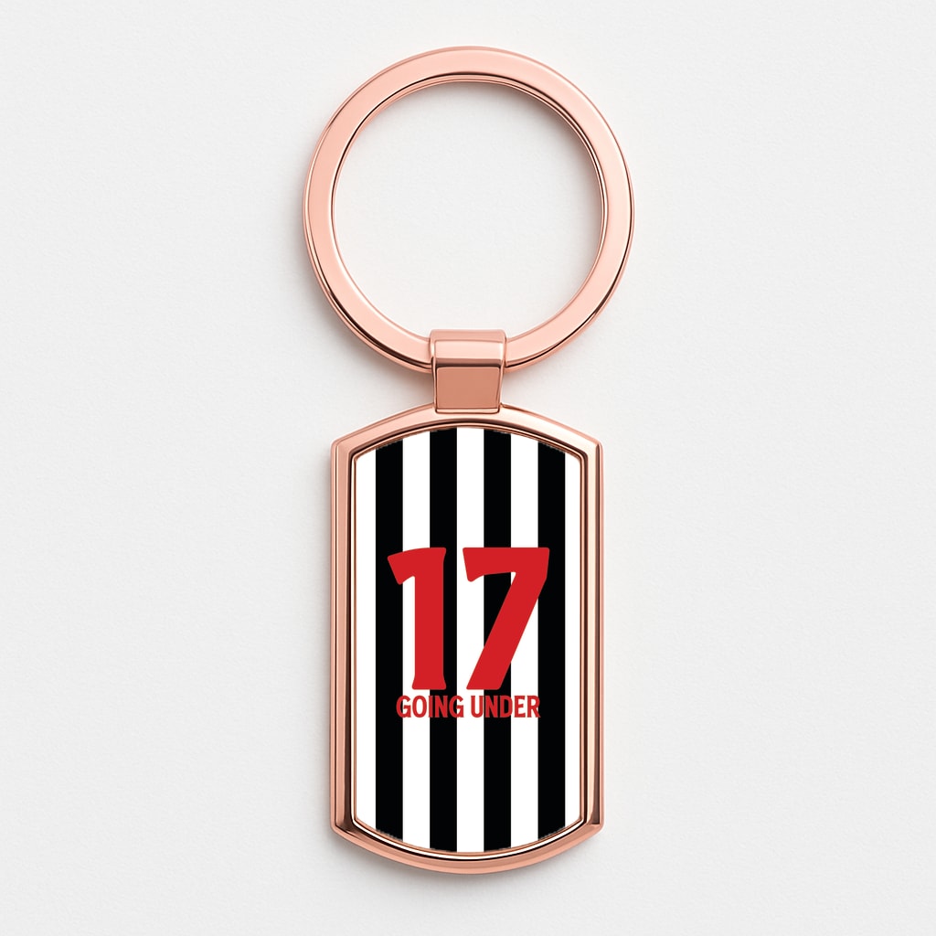 Seventeen Going Under - Fender Rose Gold Keyring
