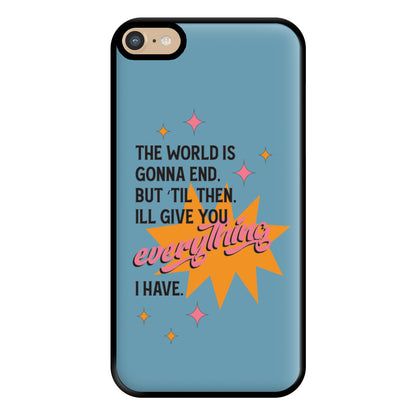 The World Is Gonna End - Fender Phone Case for iPhone 6 Plus / 7 Plus / 8 Plus